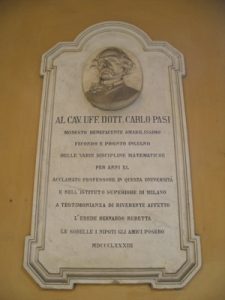 Lapide di Carlo Pasi