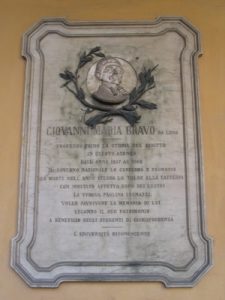 Lapide di Giovanni Maria Bravo