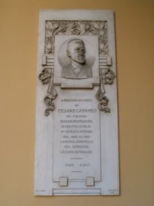 Lapide di Cesare Cattaneo