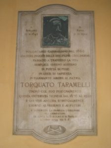 Lapide di Torquato Taramelli