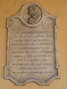 Lapide di Antonio Pignacca