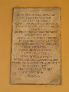 Lapide di Giovan Pietro Frank