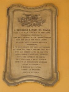 Lapide di Teodoro Lovati