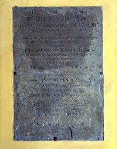 Lapide di Filippo Alessandro Ferrari