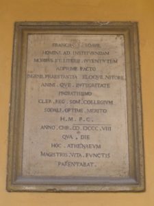 Lapide di Francesco Soave