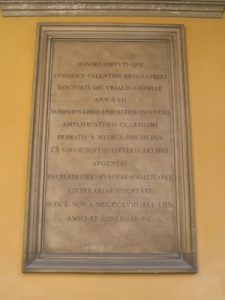 Lapide di Gaspare Brugnatelli