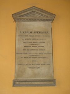 Lapide di Carlo Speranza