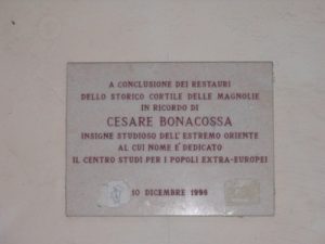 Lapide di Cesare Bonacossa