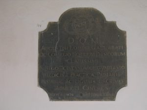 Lapide di Agostino Lomeno Gallarati