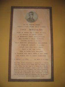 Lapide di Luigi Berzolari