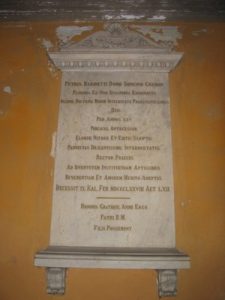 Lapide di Pietro Barinetti
