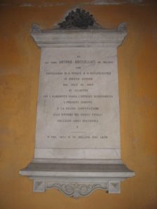 Lapide di Antonio Buccellati