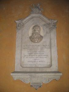 Lapide di Alessandro Nova