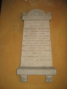Lapide di Mariano Mariani