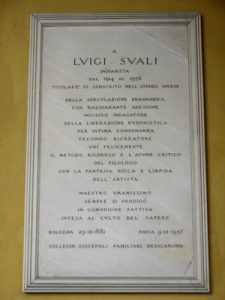 Lapide di Luigi Suali