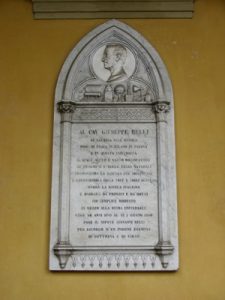 Lapide di Giuseppe Belli