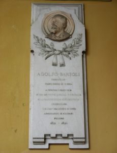 Lapide di Adolfo Bartoli