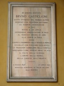 Lapide di Bruno Castiglioni