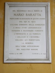Lapide di Mario Baratta