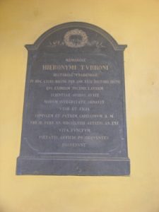 Lapide di Gerolamo Turroni