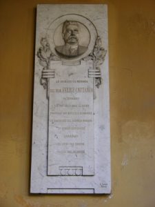 Lapide di Felice Cattaneo