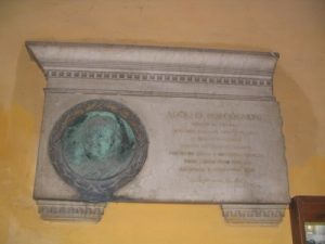 Lapide di Adolfo Borgognoni