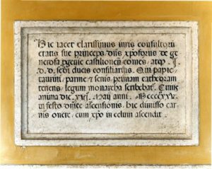 Lapide di Cristoforo Castiglioni