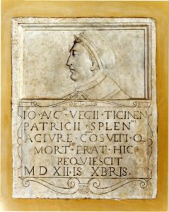 Lapide di Agostino Vegio