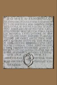 Lapide di Sigismondo Stavolo