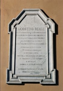 Lapide di Agostino Reale