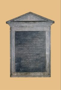 Lapide di Francesco Sartirana