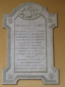 Lapide di Andrea Zambelli